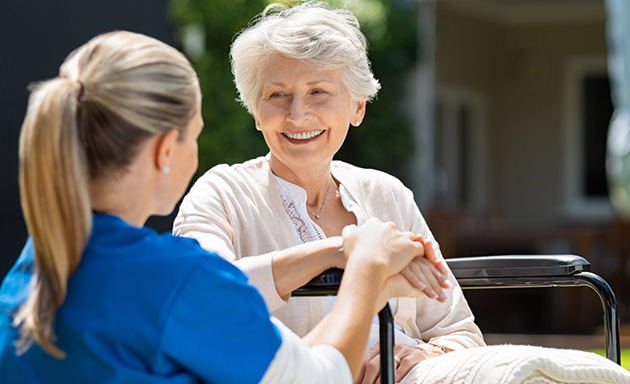 Our staff taking care of a patient from Newton, PA.